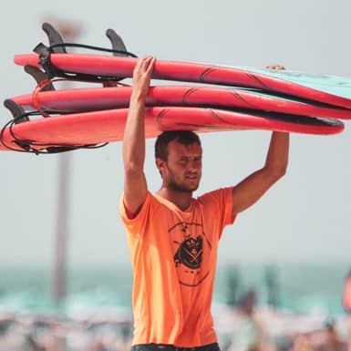 surfboard rental promo